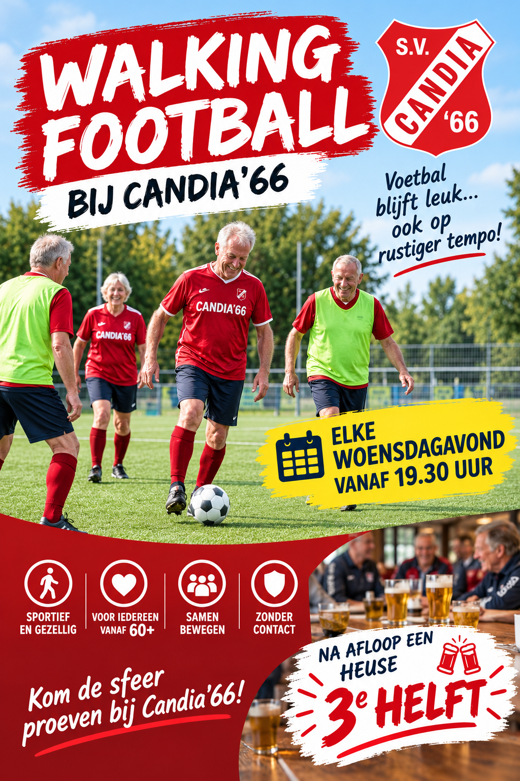 Walking Football bij Candia'66