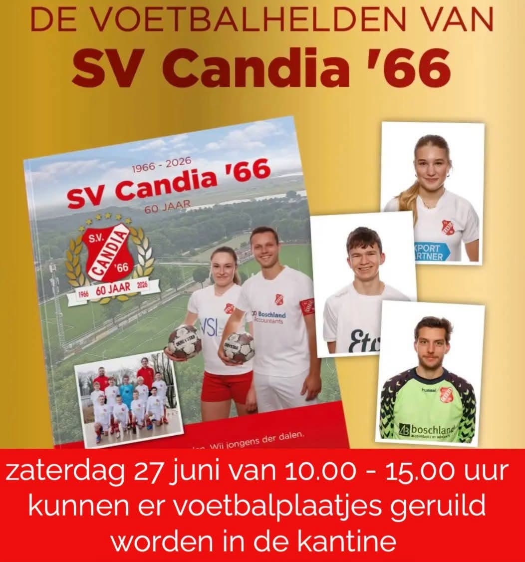 Laatste plaatjes scoren, dat kan 27 juni.