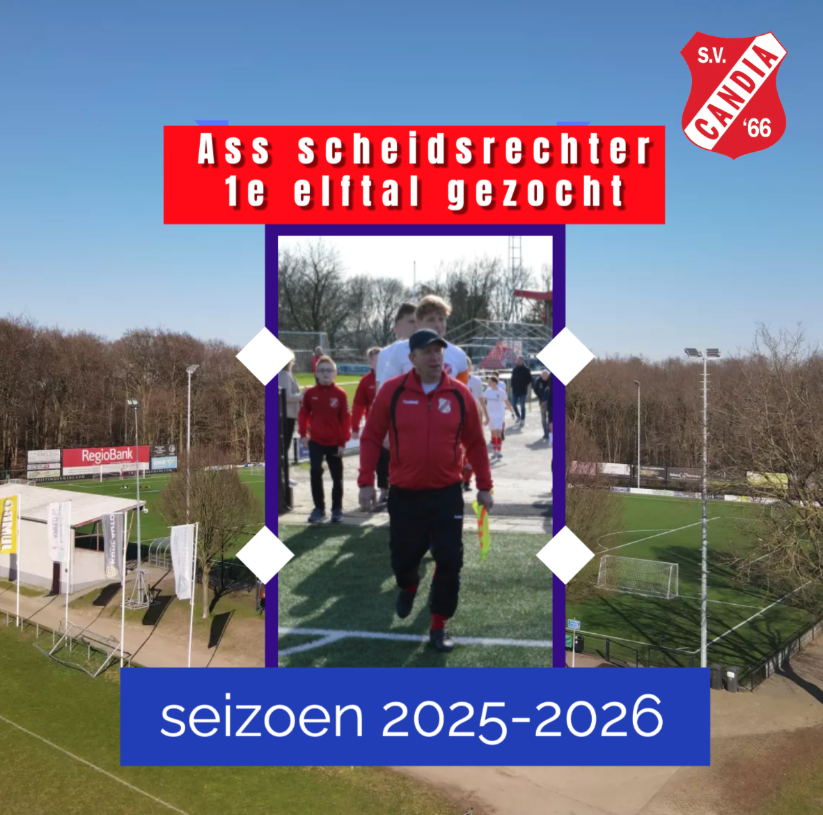Gezocht: ass scheidsrechter 1e elftal