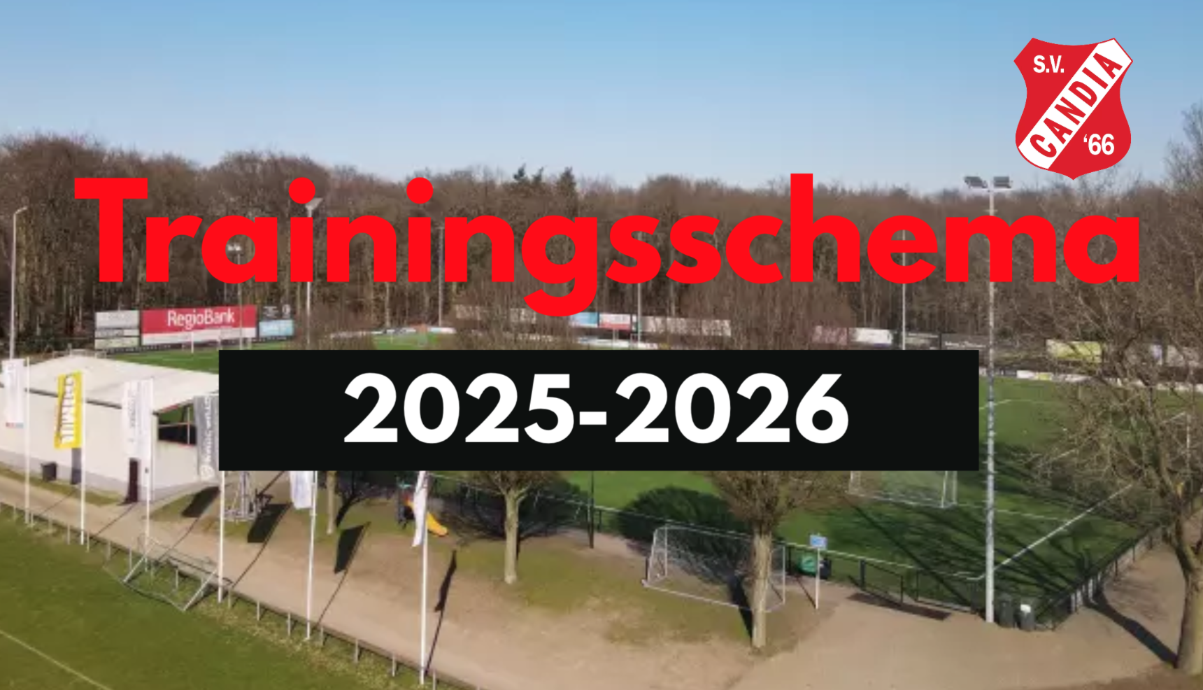 Trainingsschema 2025-2026