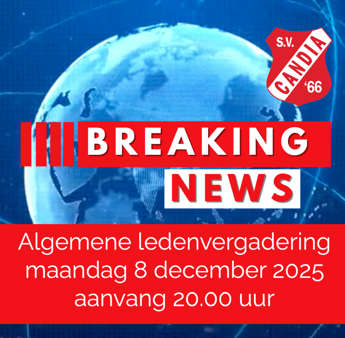 Algemene ledenvergadering 8 december 2025